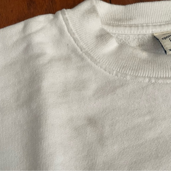 NEW SPORTY & RICH DRINK MORE WATER WHITE CREWNECK SWEATSHIRT SZ EXTRA SMALL XS - Picture 4 of 8